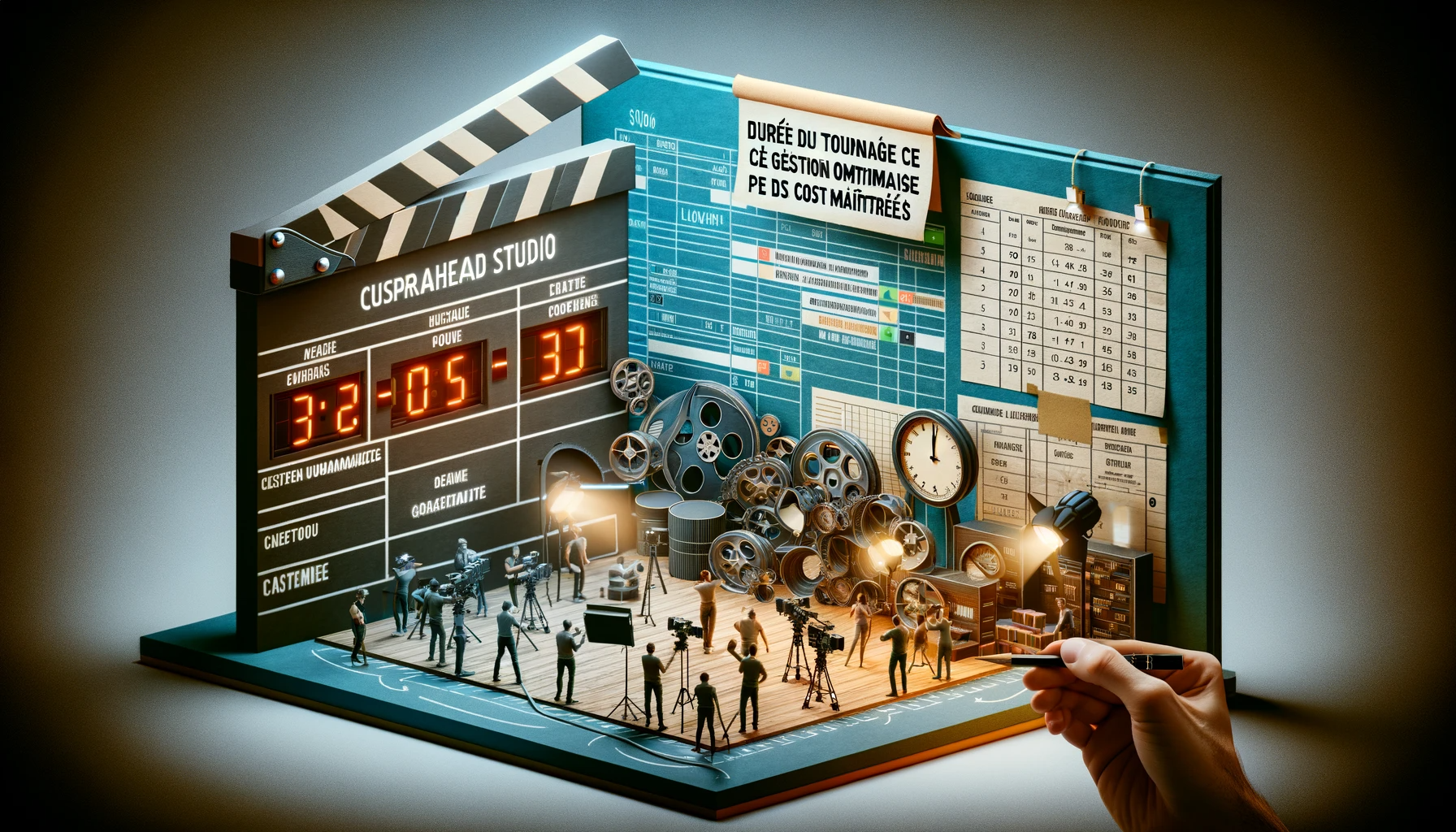 Durée du Tournage chez Suprahead Studio : Une Gestion Optimisée pour des Coûts Maîtrisés" est maintenant disponible.