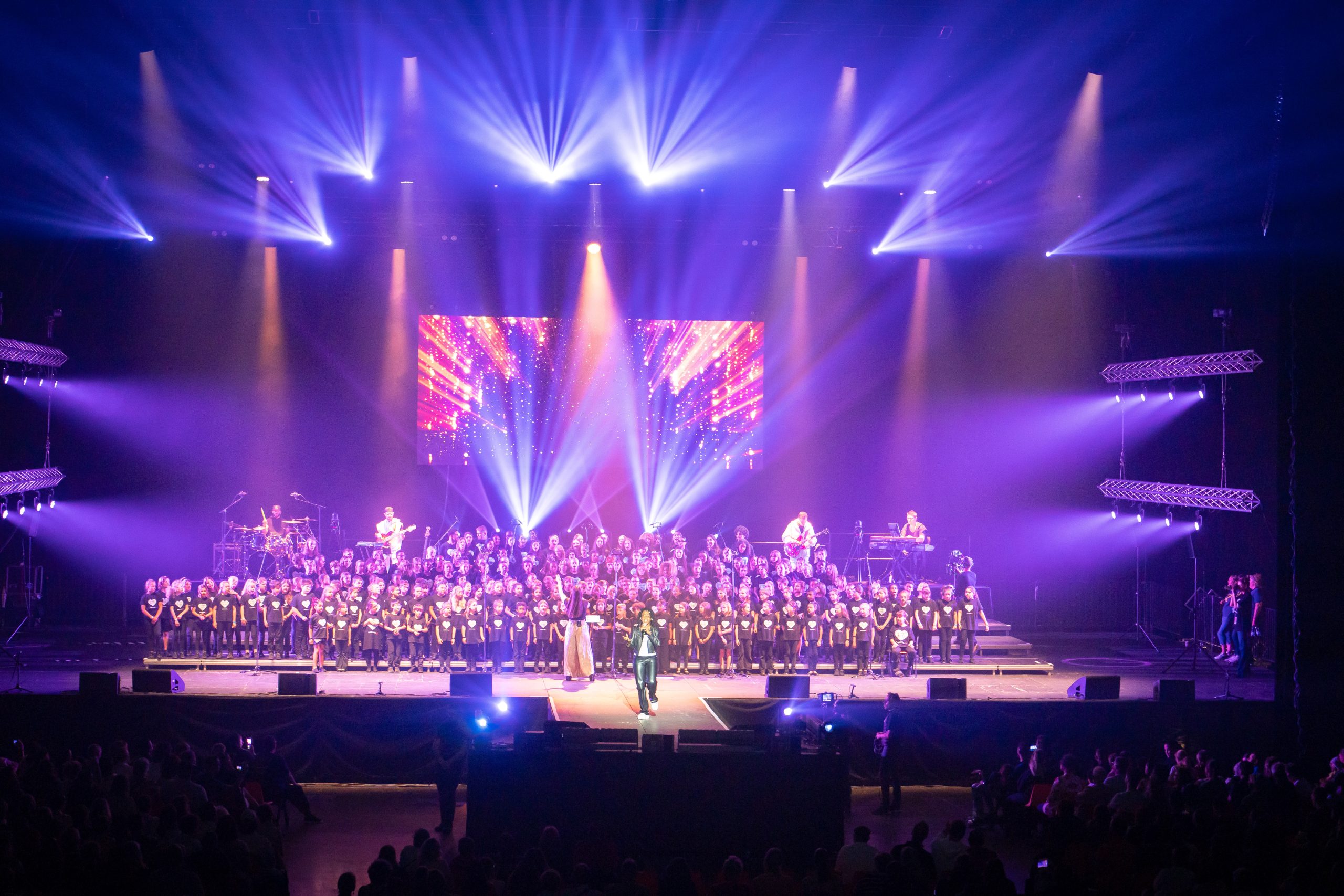 Gospel Kids La Main du coeur au Zenith Suprahead Studio 70