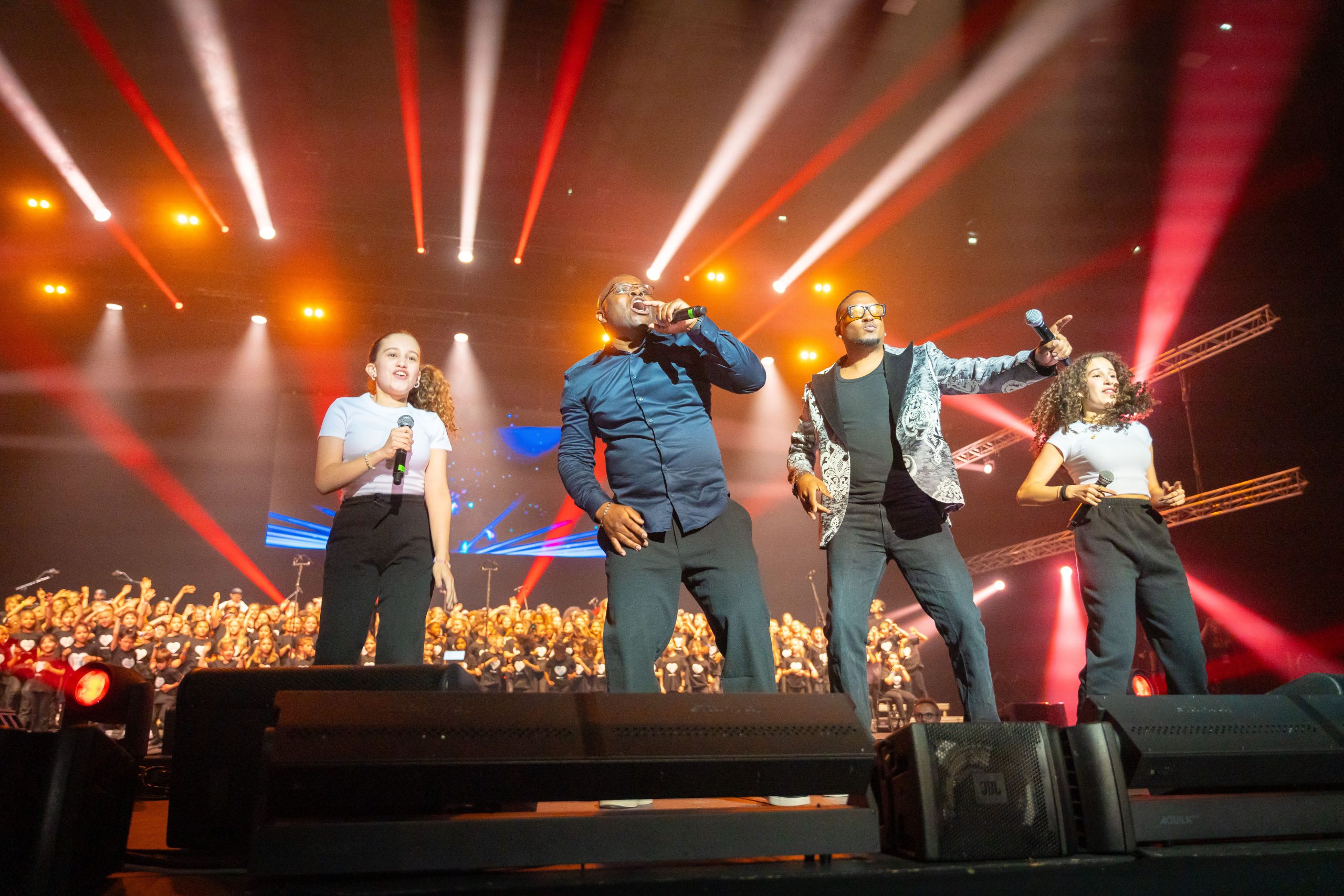 Gospel Kids La Main du coeur au Zenith Suprahead Studio 98