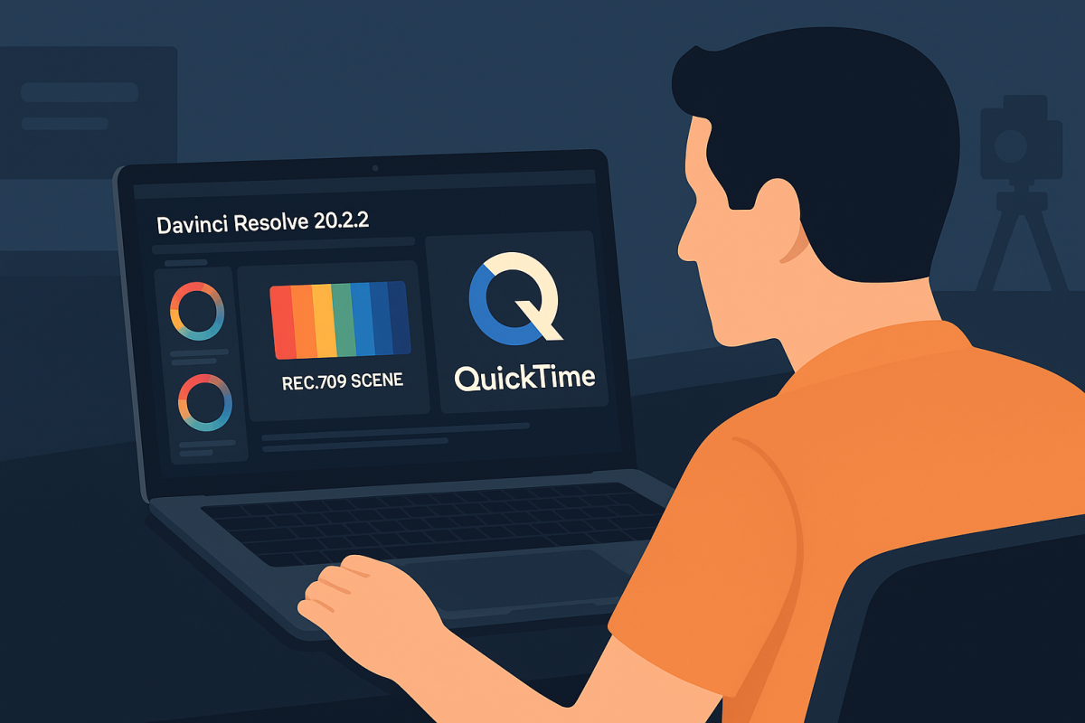 Corriger le QuickTime Gamma Shift dans DaVinci Resolve4