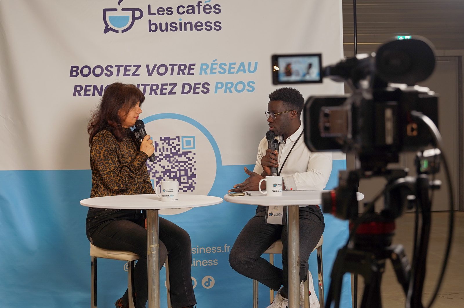 Interview sur un salon professionnel filmée par Suprahead Studio