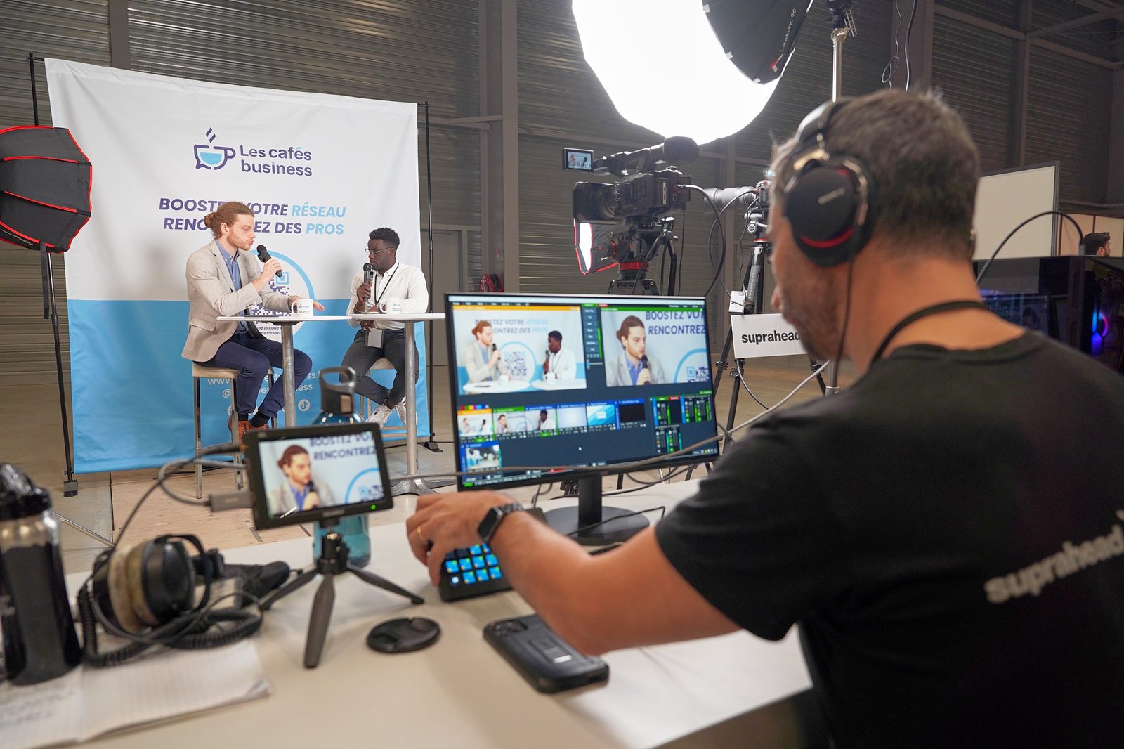 Captation live en salon professionnel — production vidéo événementielle Grand Est, Suprahead Studio